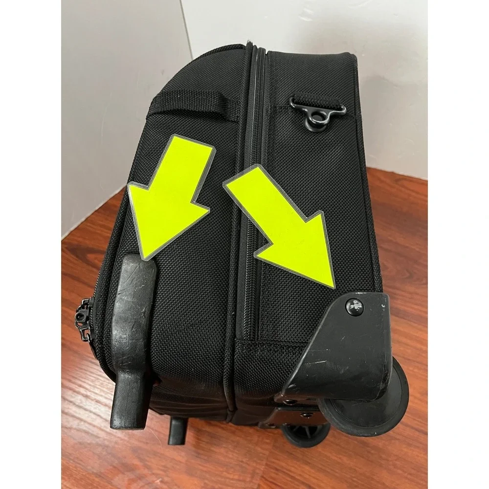 Riggs & Riley Travelware Compact Business Briefcase Carry-on Luggage Black BRW14